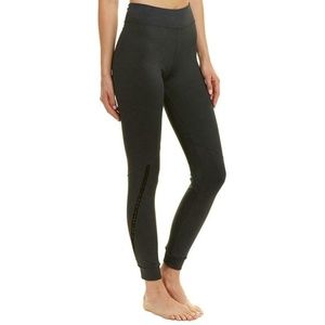 Sam Edelman Black Crochet Twist Leggings Size XS